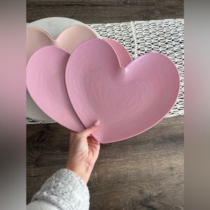 2 Threshold from Target heart plates, from Valentines 2023. Purple.